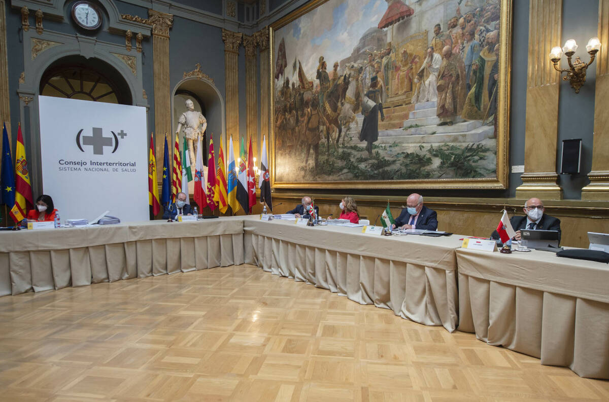 Reunión del Consejo Interterritorial de Salud. Foto: ALBERTO ORTEGA/EP