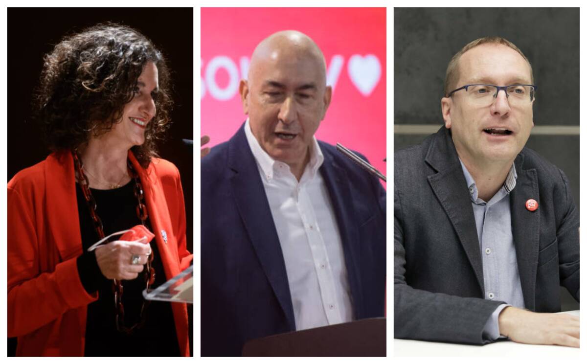 Caballero, Soler y Bielsa, candidatos al margen del 'ximismo'. Foto: VP