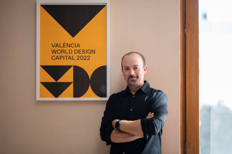 Xavi Calvo, director general de València Capital Mundial del Diseño 2022. Foto: EVA MÁÑEZ