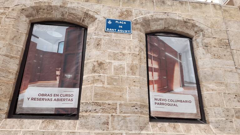 La parroquia de san Agustín de València anuncia un columbario para custodiar las cenizas de los difuntos. Foto: J. C.