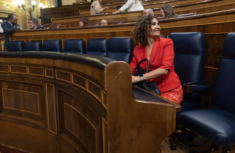 La ministra de Hacienda, María Jesús Montero. Foto: EDUARDO PARRA/EP