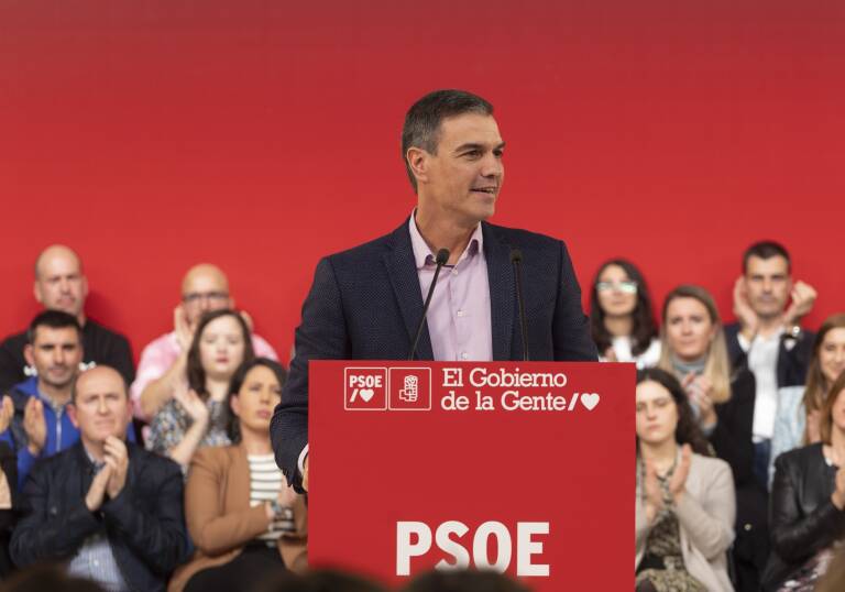 Pedro Sánchez. Foto: AMAYA DIAZ-EMPARANZA / PSOE