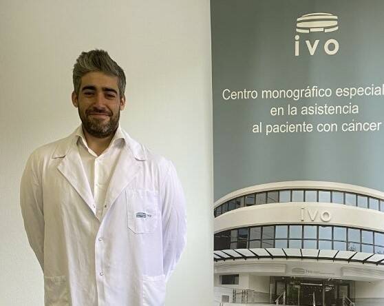 El doctor Sergio Sandiego es médico adjunto del servicio de Oncología Médica del IVO. Foto: IVO