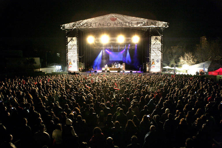 Imagen de archivo de un concierto en Viveros.