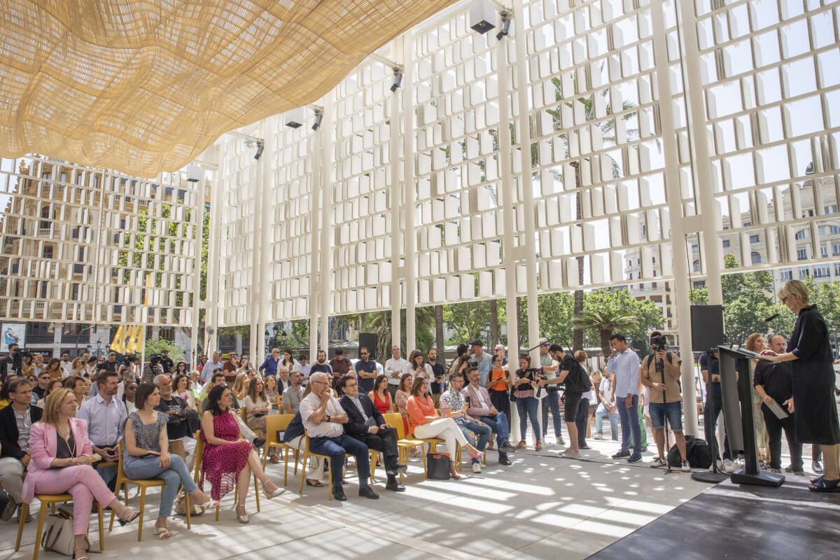 Pabellón del diseño de València (Foto: EVA MÁÑEZ)