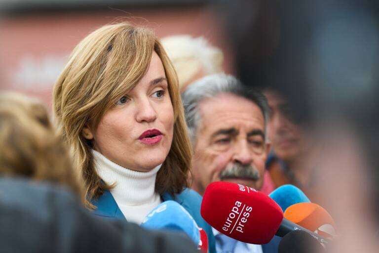 Pilar Alegría. Foto: JUAN MANUEL SEWRRANO ARCE/EUROPA PRESS