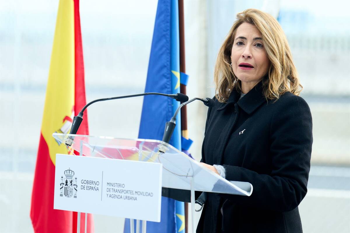 Raquel Sánchez, ministra de Transporte. Foto: EP
