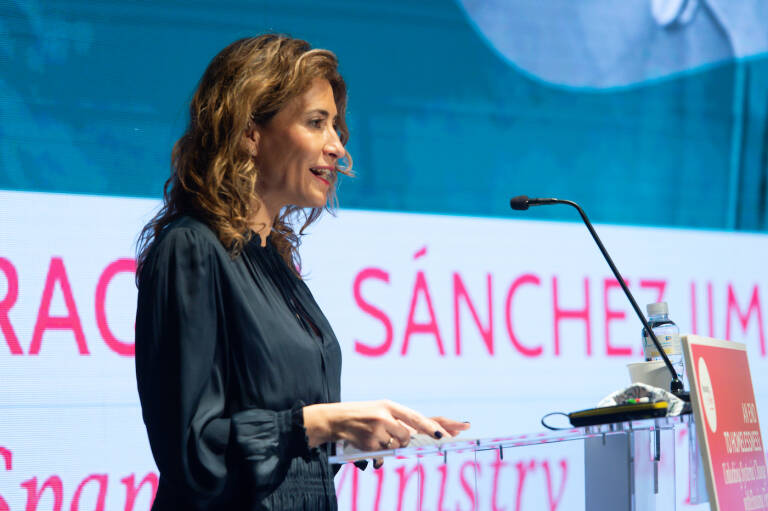 La ministra de Transportes, Raquel Sánchez. Foto: EP