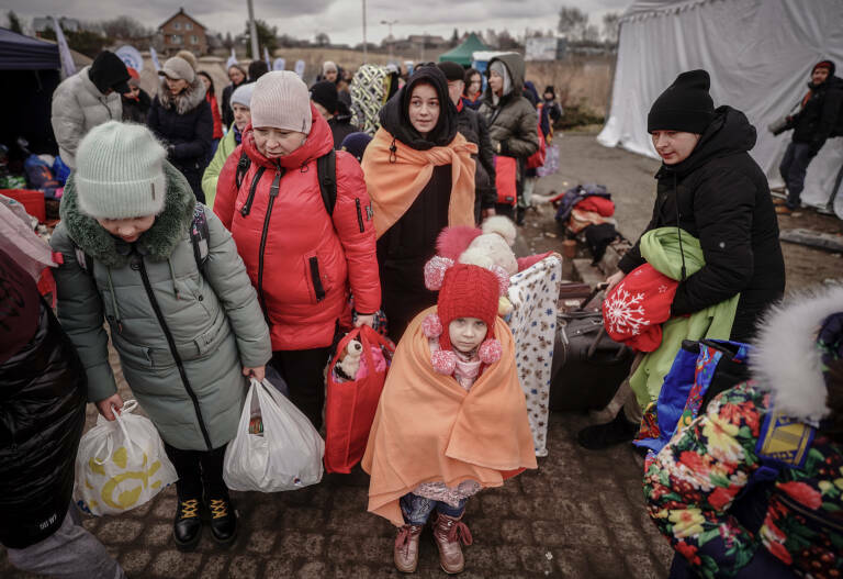 Refugiados ucranianos en Polonia. Foto: EUROPA PRESS/ KAY NIETFELD (DPA)