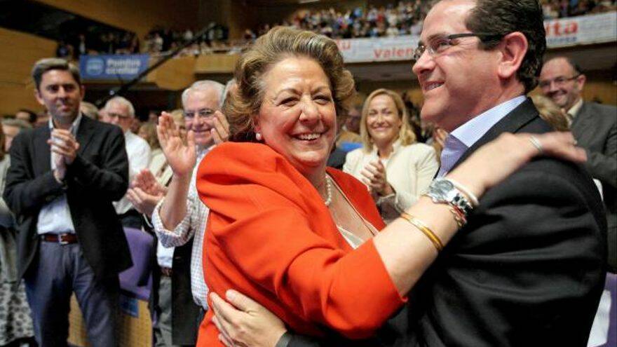 Rita Barberá y el exconcejal Jorge Bellver juntos años atrás. Foto: EFE/Bruque