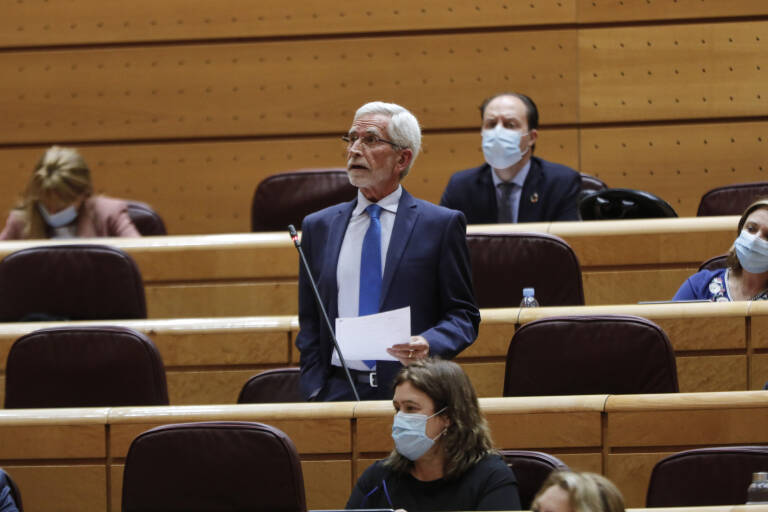 El senador socialista y expresident de la Generalitat, Joan Lerma. Foto: EP