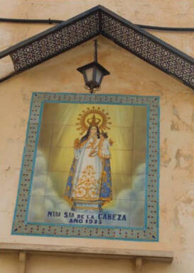 Mosaico de Nª Señora de la Cabeza (1935). Foto: VP