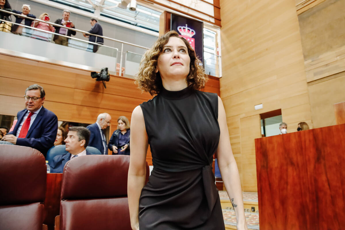 Isabel Díaz Ayuso, presidenta de la comunidad de Madrid. Foto: Carlos Luján/EP