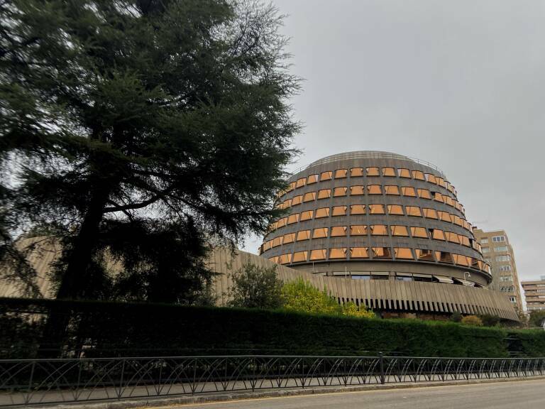 Fachada del edificio del Tribunal Constitucional de España. Foto: EDUARDO PARRA/EP