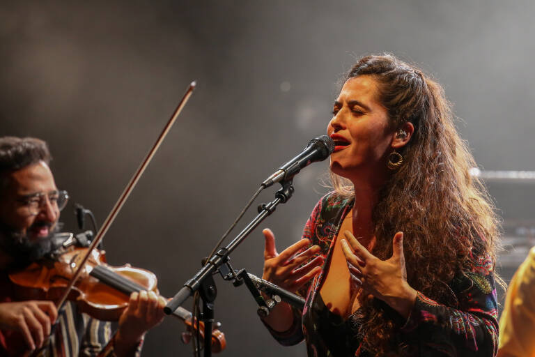 La cantante Silvia Pérez Cruz. Foto: RICARDO RUBIO/EP
