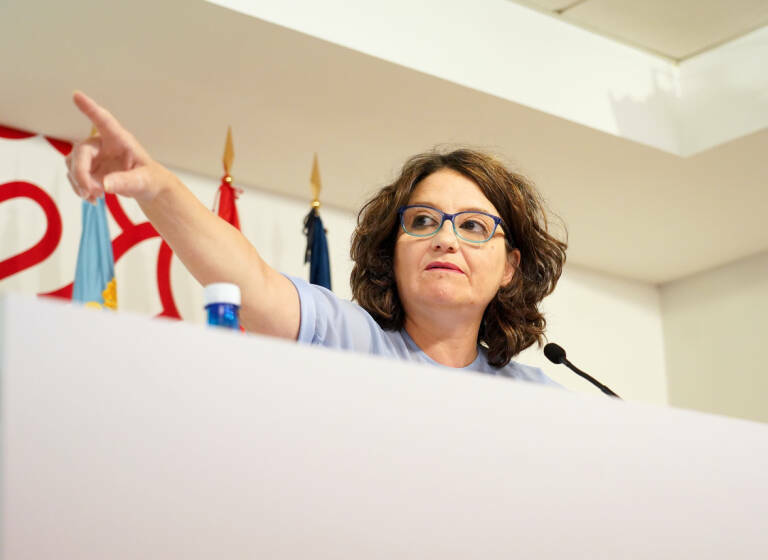 Mónica Oltra. Foto: EDUARDO MANZANA