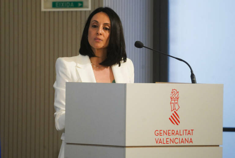 La consellera de Obras Públicas, Rebeca Torró. Foto: EDUARDO MANZANA