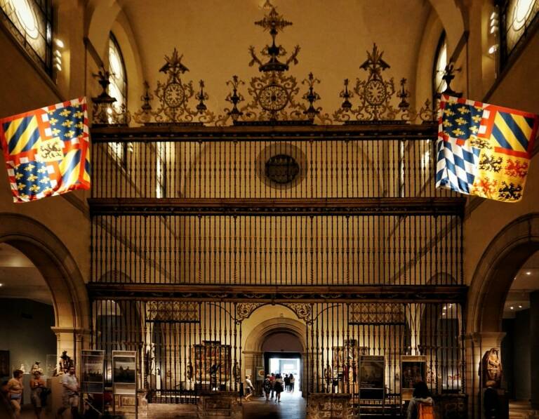 Rejería del coro de la Catedral de Valladolid, actualmente en Nueva York