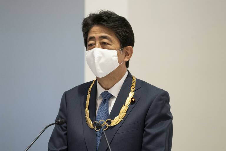 El ex primer ministro de Japón Shinzo Abe. Foto: GREG MARTIN/IOC/DPA