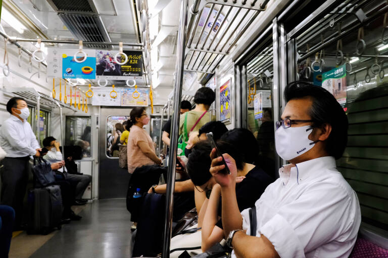 Metro de Tokio. Foto: AMES MATSUMOTO / SOPA IMAGES VIA / DPA