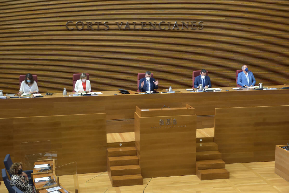 Pleno de Les Corts Valencianes. Foto: CORTS/INMA CABALLER