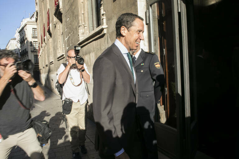 El expresidente de la Generalitat Eduardo Zaplana. Foto: EVA MÁÑEZ