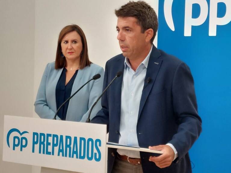 Carlos Mazón y María José Catalá. Foto: PPCV