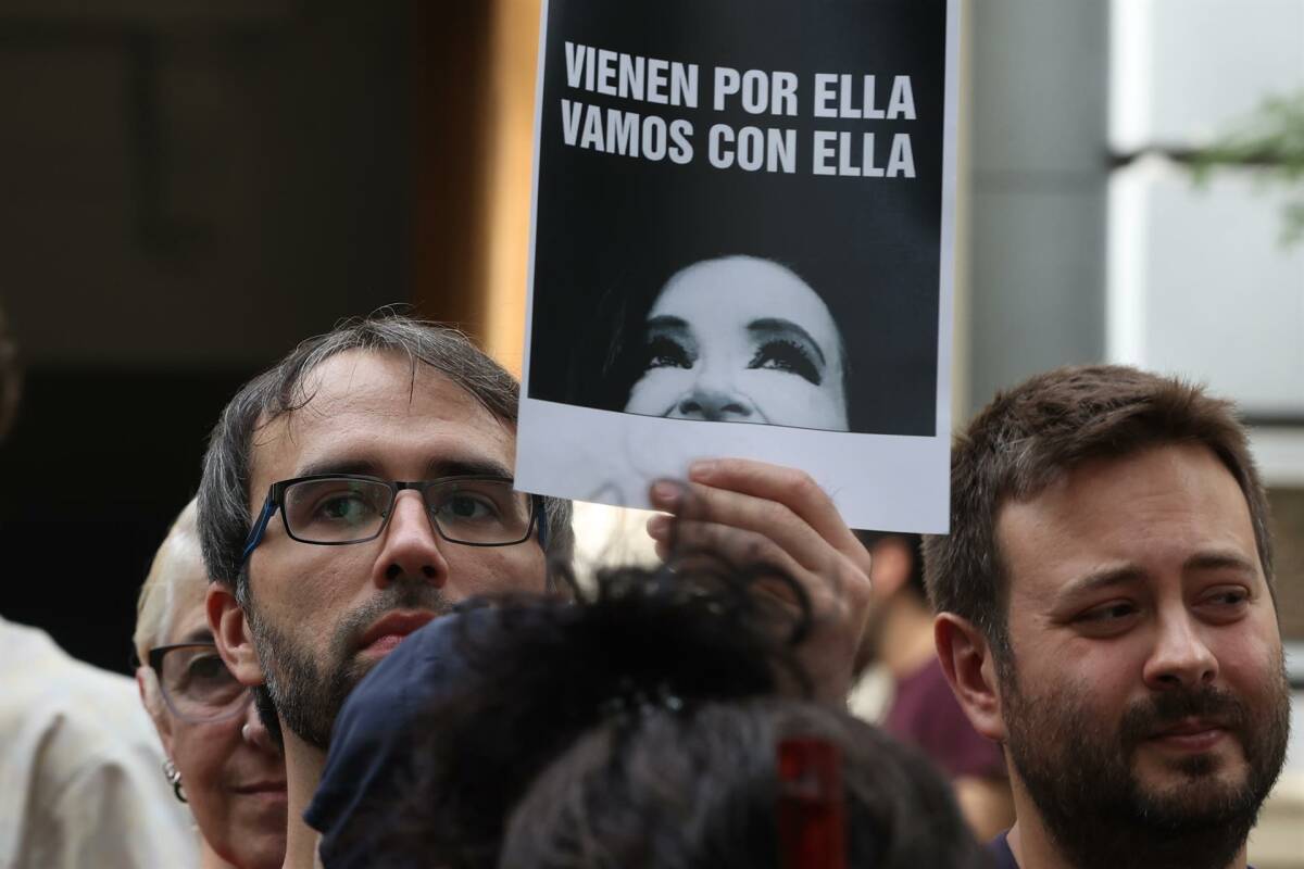 Manifestación en Madrid condenando el atentado. Foto: EFE/KIKO HUECA
