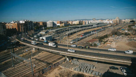 Soterramiento de las vías, València, 2023