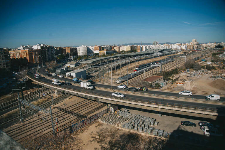 Soterramiento de las vías, València, 2023