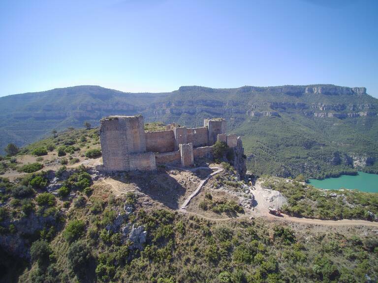Castillo de Chirel, en Cortes de Pallás.