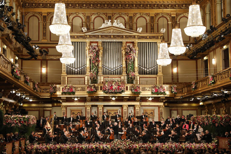 Concierto de Año Nuevo de la Filarmónica de Viena. Foto: DIETER NAGL/WIENER PHILHARMONIKE/DPA