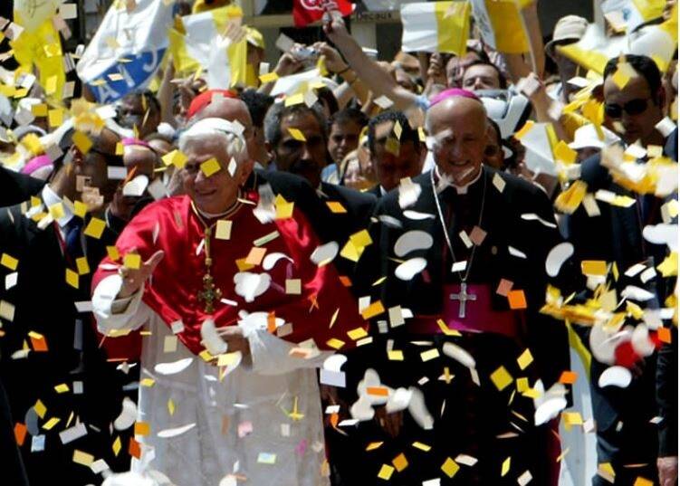 Imagen de la visita del papa Benedicto XVI a València. Foto: CATEDRAL DE VALENCIA