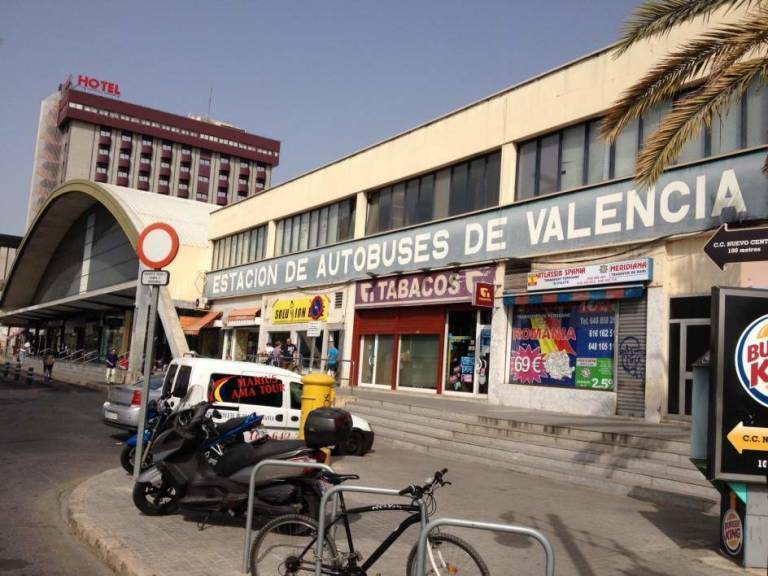 Estación de autobuses de València. Foto: EFE