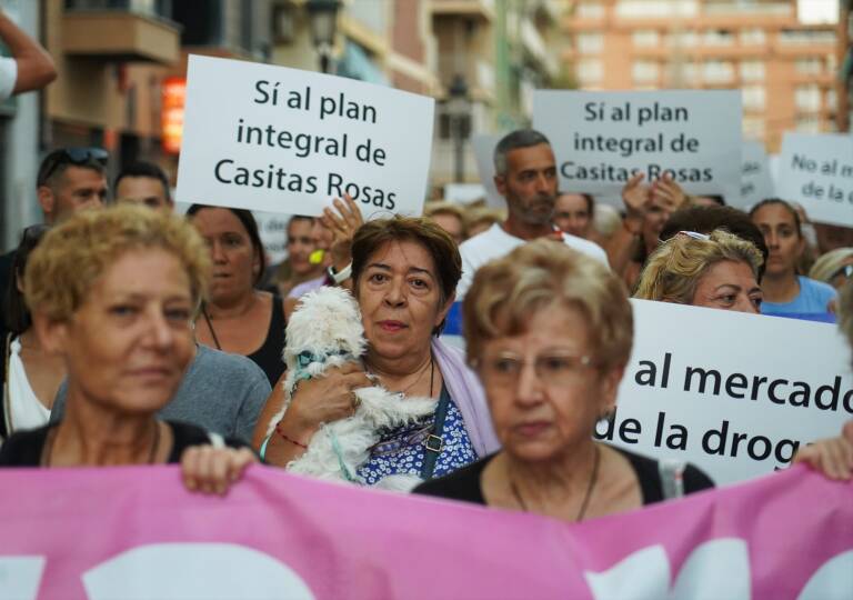 Imagen de archivo de la manifestación del 5 de octubre. Foto: EDUARDO MANZANA/EP