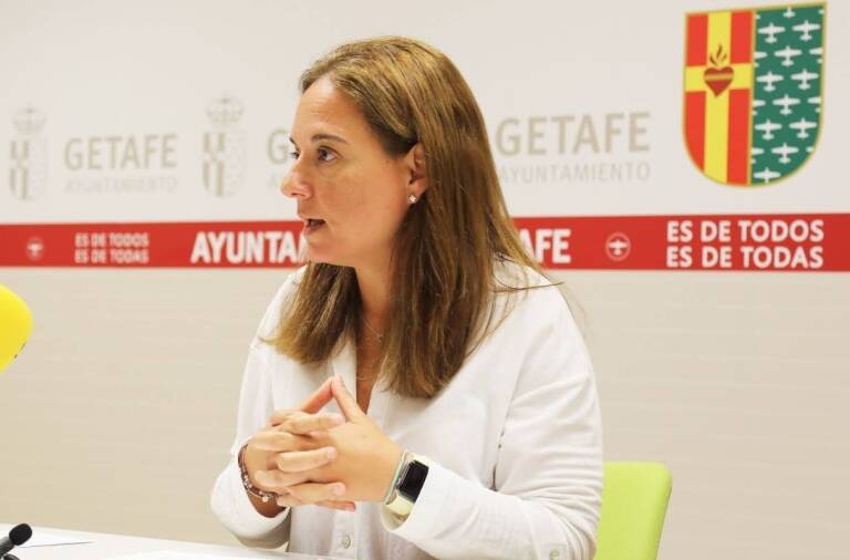 La alcaldesa de Getafe, Sara Hernández. Foto: AYUNTAMIENTO DE GETAFE