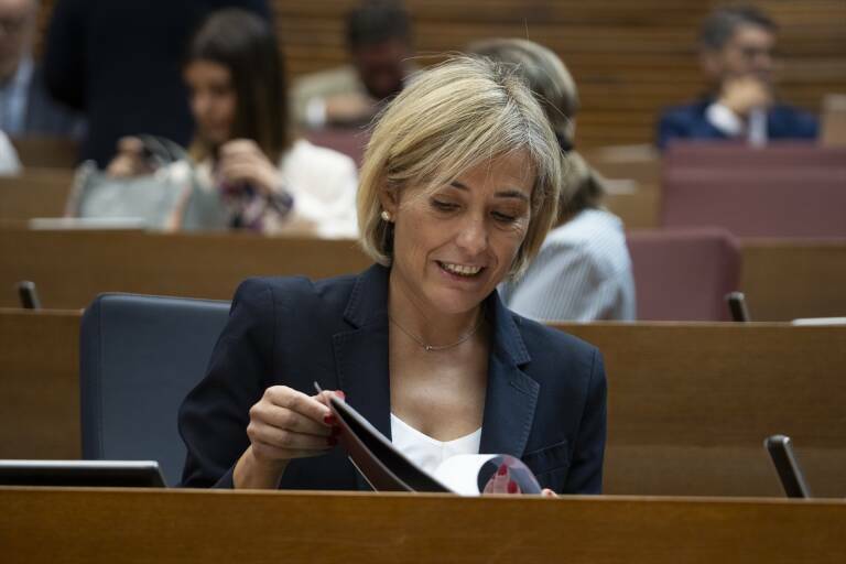 La consellera de Justicia e Interior, Elisa Núñez. Foto: JORGE GIL/EP