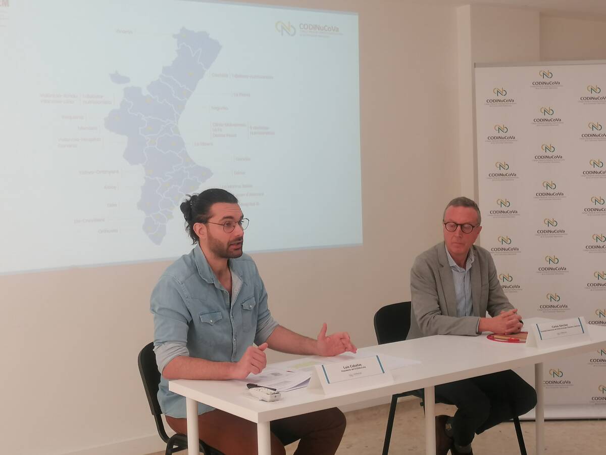 Luís Cabañas y Carlos Sánchez presentan el informe ESTAREM. Foto: CODiNuCoVa