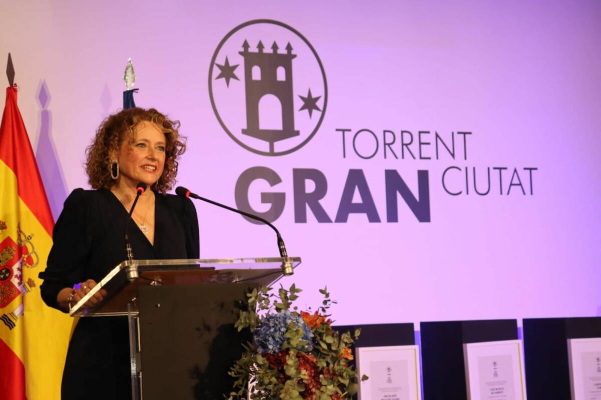 Amparo Folgado, alcaldesa de Torrent. Foto: Ajuntament de Torrent