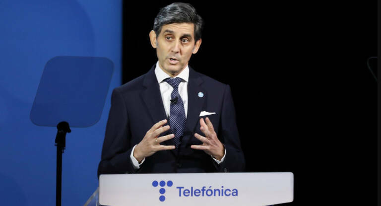   José María Álvarez-Pallete, presidente de Telefónica. Foto: Marta Fernández Jara/Europa Press