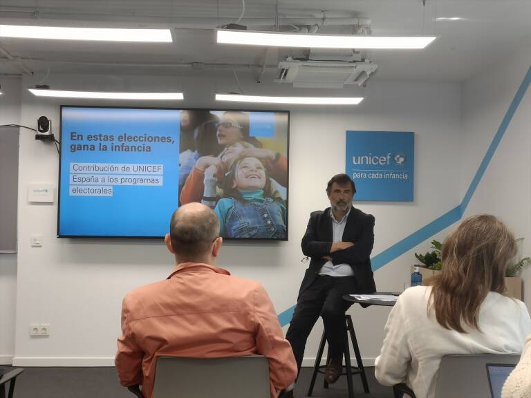 El director de UNICEF España, José María Vera. Foto: EUROPA PRESS