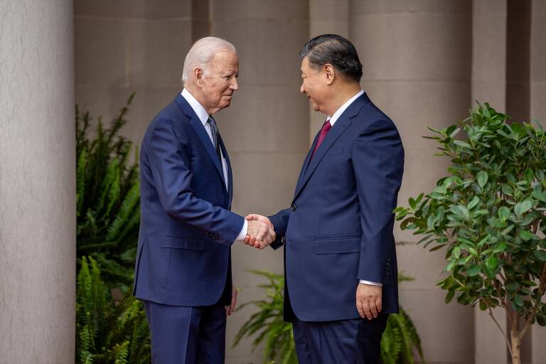El presidente Biden y el presidente Xi. Foto: WHITE HOUSE/ZUMA PRESS WIRE/DPA