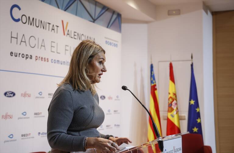La Consellera de Innovación Industria, Comercio y Turismo, Nuria Montes. Foto: ROBER SOLSONA/EP