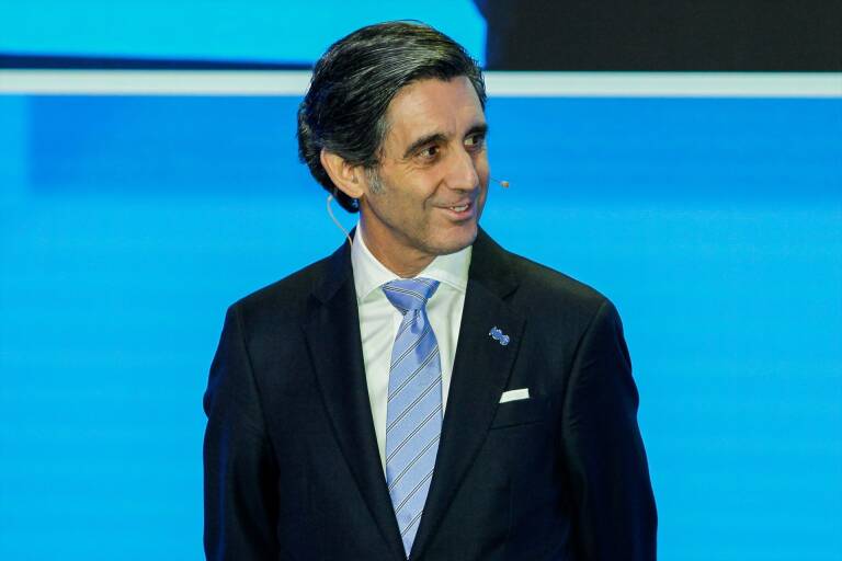 El presidente de Telefónica, José Maria Álvarez-Pallete. Foto: AFP7
