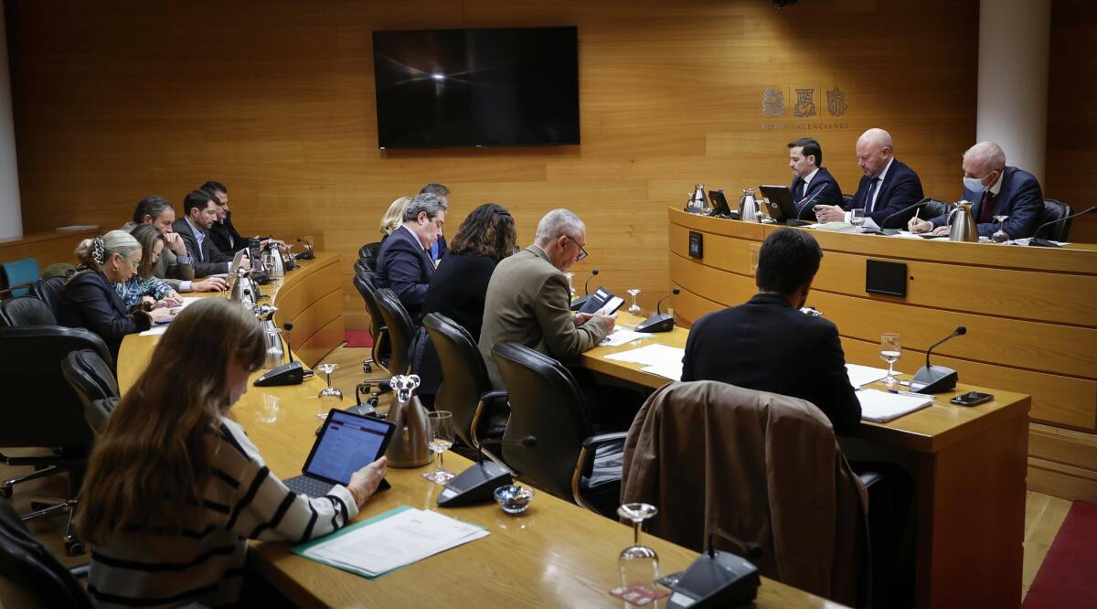 Comisión de Acompañamiento celebrada este martes. Foto: CORTS/JOSÉ CUÉLLAR