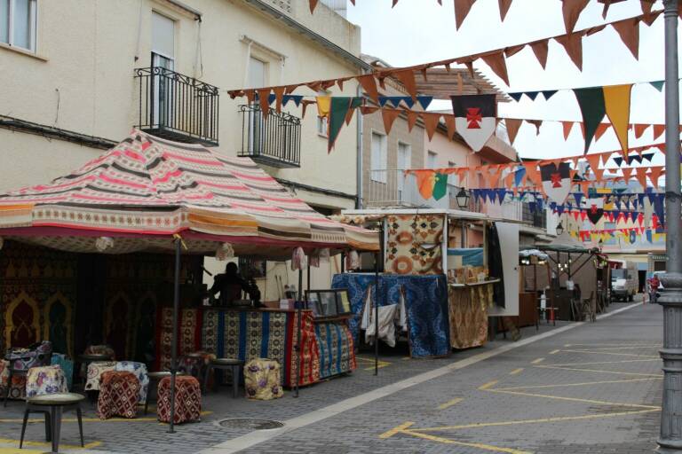 El porrat y el mercado tradicional estará situado en las calles Sant Josep, Major y Comtes de Ròtova. Foto: Ajuntament de Ròtova