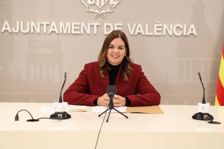 Sandra Gómez. Foto: AYUNTAMIENTO DE VALÈNCIA