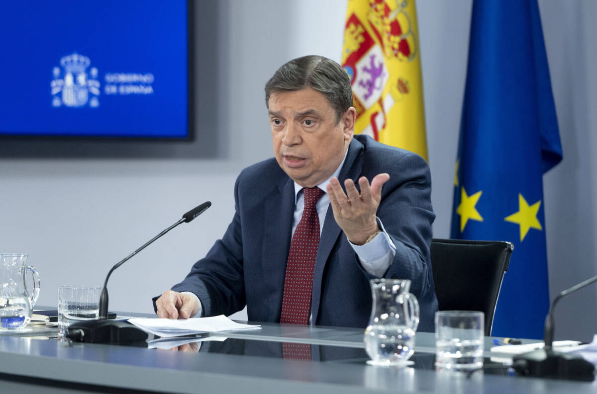 El ministro Luis Planas. Foto: ALBERTO ORTEGA
