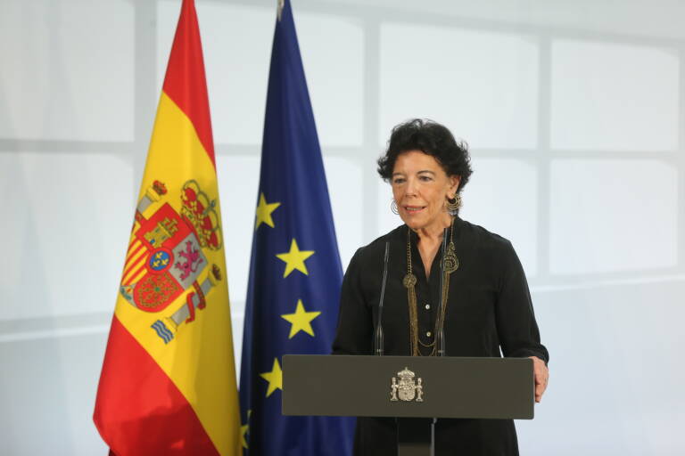La exministra de Educación, Isabel Celaá. Foto: I.INFANTES.POOL/EUROPA PRESS