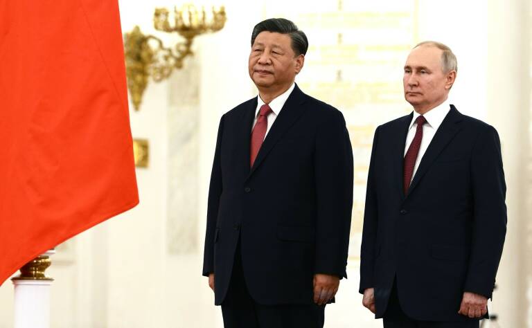 Xi Jinping y Vladimir Putin. Foto: KREMLIN/DPA